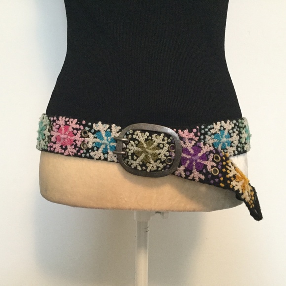 Jenny Kraus Accessories - Jenny Kraus Handmade 100% Wool Boho Belt Peru L